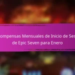 Recompensas Mensuales por Ingreso en Epic Seven para Eventos Especiales