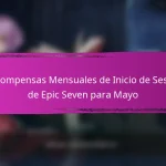 Recompensas Mensuales por Iniciar Sesión en Epic Seven para Septiembre