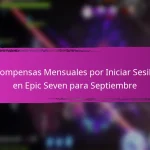 Recompensas Mensuales de Inicio de Sesión de Epic Seven para Mayo